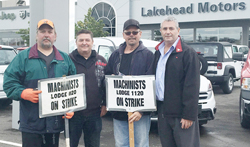 Fin de la grève de l’AIM chez Lakehead Motors!