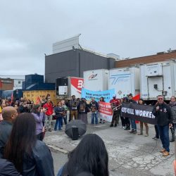 IAM Protests another needless death at Fiera Foods