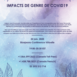 IMPACTS DE GENRE DE COVID19