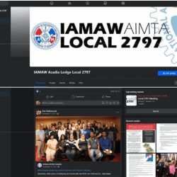 Local 2797 and Local Lodge 712 winners in IAM Newsletter and Website Awards