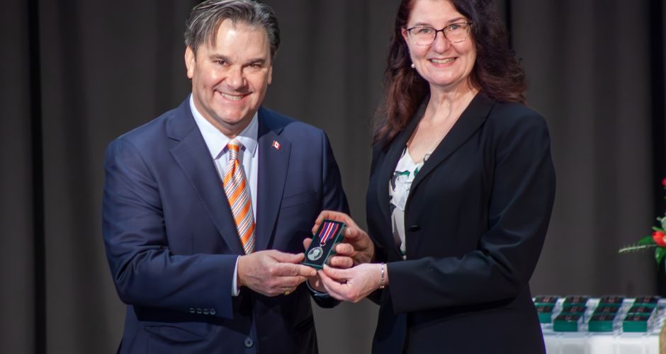 Janet Andrews honoured with coronation medal