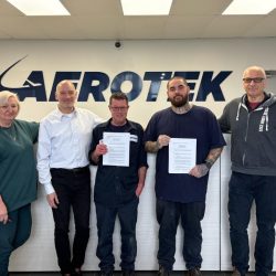 Aerotek Manufacturing agreement ratified with 100% approval