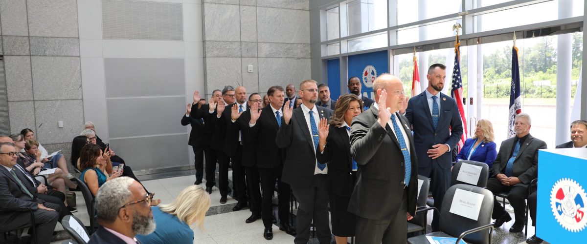 IAM Union International Officers Sworn in for New Term During Ceremony Honoring Union Democracy, Member-Led Leadership