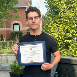 Matthew Brito Morgani awarded the IAM Scholarship to Pursue an Engineering Journey at U of T