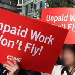 L'IAM apporte son soutien au SCFP et les agents de bord d’Air Canada dans leur lutte pour une convention équitable