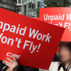 IAM Union Stands in Solidarity with CUPE and Air Canada Flight Attendants in Fight for Fair Contract