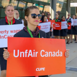 Le syndicat de l’IAM condamne l’ingérence gouvernementale dans les négociations d’Air Canada