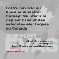 L’IAM Canada soutient la campagne “Maintenir le cap” pour les normes des véhicules électriques
