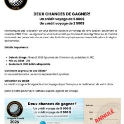 Fundraiser Raffle in Support of AIM-CROIT